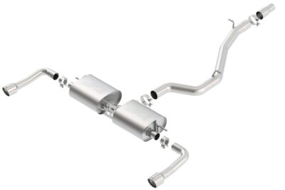 Alternative view of Borla 14-16 Audi A3 Quattro 2.0L Turbo AT/MT RWD 4DR S-Type Cat-Back Exhaust Single Split Rear Exit