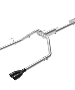 aFe Vulcan Series 3in-2-1/2in 304 SS Cat-Back 2020 Jeep Gladiator (JT) V6-3.6L w/ Black Tips