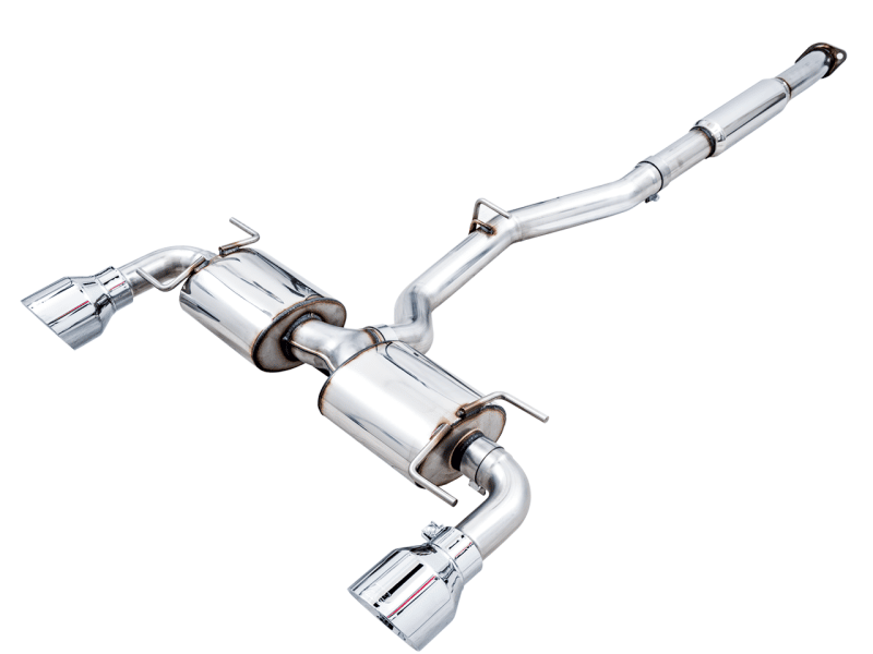 AWE Subaru BRZ/ Toyota GR86/ Toyota 86 Touring Edition Cat-Back Exhaust- Chrome Silver Tips - Image 3