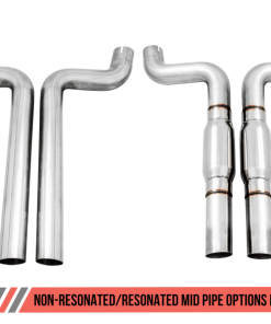 Alternative view of AWE Tuning 16-19 Chevy Camaro SS Resonated Axle Back to Cat Back Conversion Kit