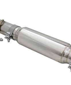 Alternative view of aFe Takeda 3in 304 Stainless Steel Mid-Pipe 17-18 Hyundai Elantra Sport I4 1.6L (t)