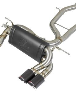 aFe MACH Force-Xp 2-1/2in Stainless Steel Axle Back Exhaust w/CF 15-19 BMW M3/M4 (F80/82/83)