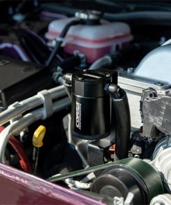 Alternative view of Corsa 15-21 Dodge Hellcat Challenger/Charger (6.2L) & 18-21 Trackhawk/Durango Catch Can