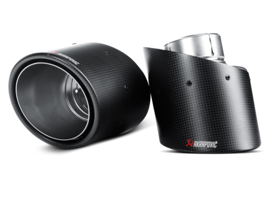 Alternative view of Akrapovic 09-16 Volkswagen Scirocco R Tail Pipe Set (Carbon)