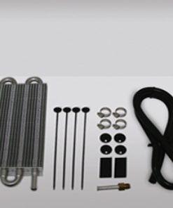 Alternative view of Mishimoto Universal Transmission Cooler