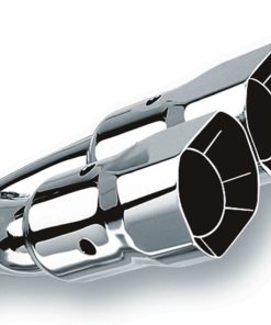 Borla Universal Polished Tip Dual Square Angle-Cut Intercooled (inlet 2 1/2in. Outlet 2 7/8 x 3 3/8i