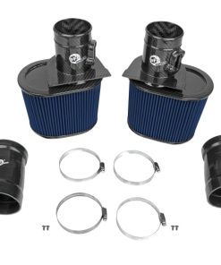 Alternative view of aFe 15-21 Lamborghini Huracan V10-5.2L Track Series Intake System w/ Pro 5R Filter