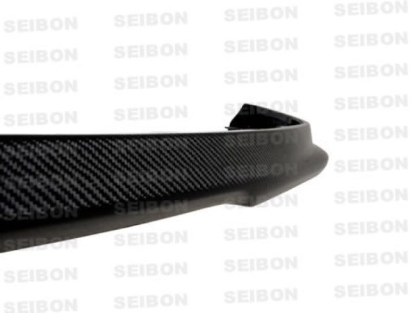 Alternative view of Seibon 03-05 Mitsubishi Evo 8 DL Carbon Fiber Front Lip Spoiler