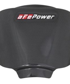 Alternative view of aFe MagnumFORCE Intake Rain Shield 15-16 Dodge Challenger SRT Hellcat 6.2L V8 (sc) - Carbon Finish