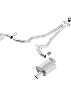 Alternative view of Borla 15-16 Ford Mustang GT / Convertible 5.0L AT/MT EC-Type CB SS Single Round Rolled Tips Exhaus