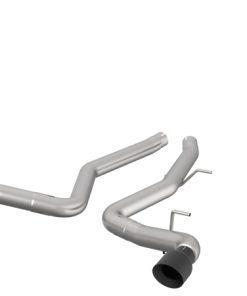 Alternative view of Kooks 2020 Toyota Supra 3in SS Muffler Delete Axle Back Exhaust w/Black Tips