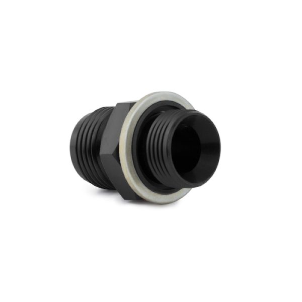Alternative view of Mishimoto Sandwich Plate Fitting M20 x -10AN Black