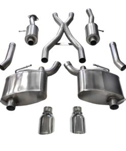 Corsa 15-16 Jeep Grand Cherokee Polished 2.5in Dual Rear Exit Cat-Back Exhaust