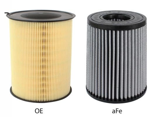 Alternative view of aFe MagnumFLOW OE Replacement Pro DRY S Air Filters 13-14 Ford Focus 2.0L