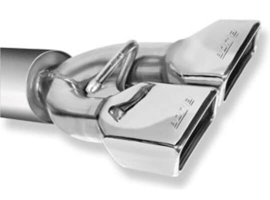 Alternative view of Borla 11-14 Dodge Challenger 3.6L AT/MT RWD 2Dr Single Split Rear Exit Rectangle Tip Catback Exhaust