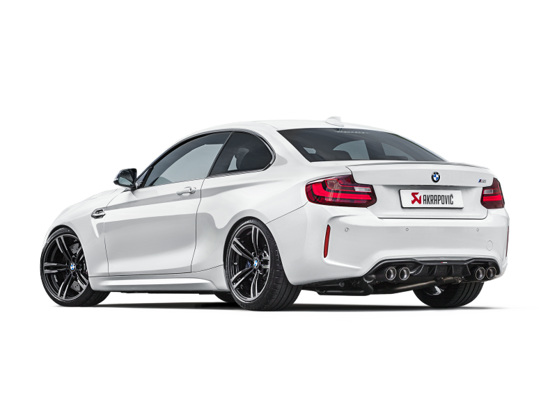 Akrapovic 16-17 BMW M2 F87 (Excl M2 Competition) Evolution Line Cat Back (Titanium) w/Carbon Tips - Image 5