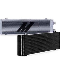 Mishimoto Universal Large Bar and Plate Dual Pass Silver Oil Cooler