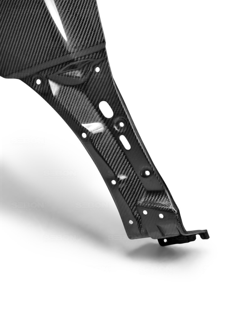 Seibon 08-10 Subaru Impreza STi 10mm Wider Carbon Fiber Fenders - Image 6