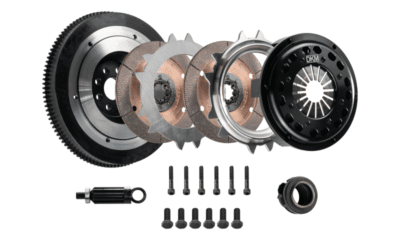 Alternative view of DKM Clutch 01-06 Mini Cooper/S R53 184mm Ceramic Twin Disc MR Clutch w/Flywheel (750 ft/lbs Torque)