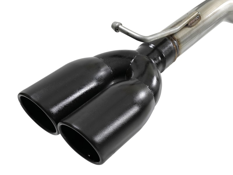 aFe MACH Force-Xp 2-1/2in 304 SS Cat-Back Exhaust 15-21 Dodge Challenger V6-3.6L - Quad Black Tip - Image 2