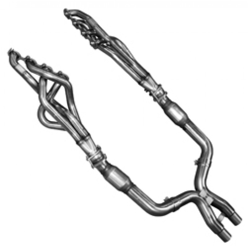 Kooks 07-10 Ford Shelby GT-500 5.4L 4V 3in x 2 1/2in OEM GREEN Cat SS X-Pipe Kooks HDR Req - Image 4