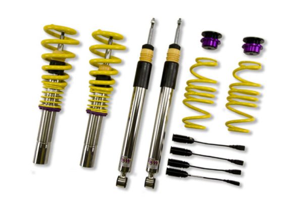Alternative view of KW Coilover Kit V2 Audi A4 S4 (8K/B8) w/ electronic dampening controlSedan FWD + Quattro