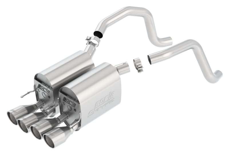 Borla 05-08 Corvette Coupe/Conv 6.0L/6.2L 8cyl AT/MT 6spd S-Type II SS Exhaust (rear section only) - Image 3
