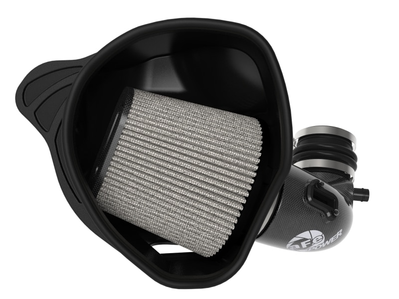 aFe 20-21 BMW Z4 M40i (G29) L6-3L (t) B58 Track Series Carbon Fiber Intake System w/Pro DRY S Filter - Image 2