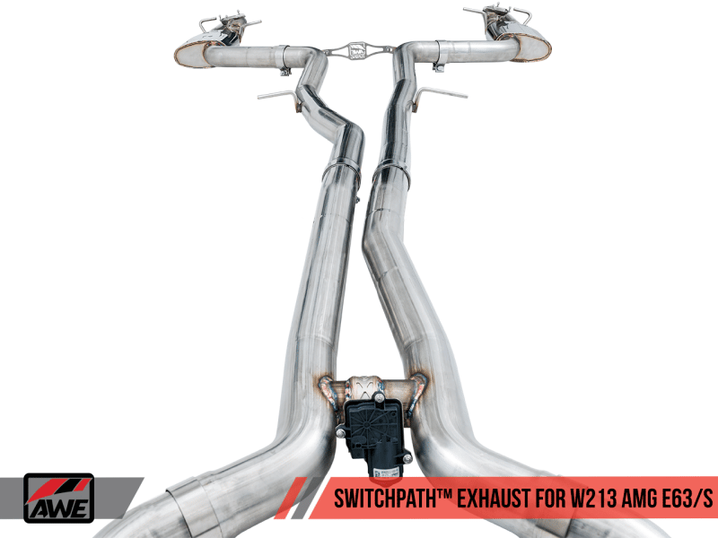 AWE Tuning Mercedes-Benz W213 AMG E63/S Sedan/Wagon SwitchPath Exhaust System - for Non-DPE Cars - Image 5