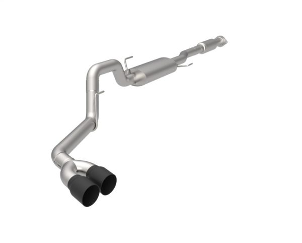 Alternative view of Kooks 2021+ Ford F150 5.0L 3in SS Cat-Back Exhaust w/Black Tips (Connects to OEM)