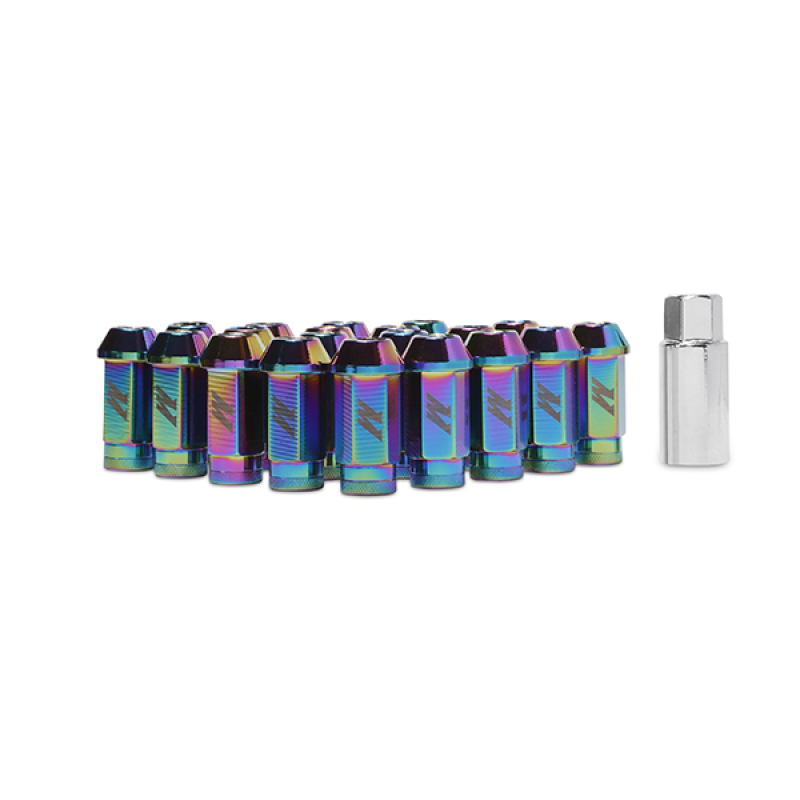 Mishimoto Aluminum Locking Lug Nuts 1/2in x 20 - Neo Chrome