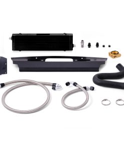 Mishimoto 15-17 Ford Mustang GT Right-Hand Drive Thermostatic Oil Cooler Kit - Black