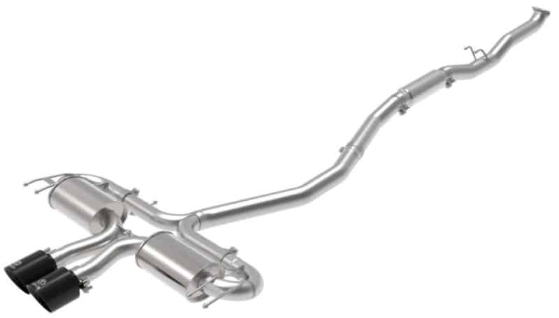 aFe Takeda 3in 304 SS Cat-Back Exhaust System w/Black Tips 17-20 Honda Civic Sport L4-1.5L (t) - Image 6