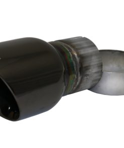 Corsa Single Universal 2.5in Inlet / 3.5in Outlet Black PVD Pro-Series Tip Kit