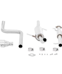 Mishimoto 14-16 Ford Fiesta ST 1.6L 2.5in Stainless Steel Resonated Cat-Back Exhaust w/ Polish Tips