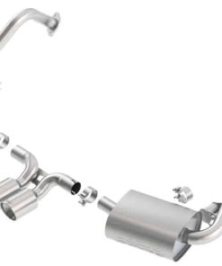 Alternative view of Borla 14-15 Porsche Cayman/Boxster (981) RWD 2Dr Dual Center Rear Exit Catback 4in Tip Exhaust Sys