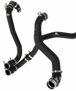 aFe BladeRunner 21-22 Ford F-150 Ecoboost V6-3.5L(tt) Aluminum Hot and Cold Charge Pipe Kit Black
