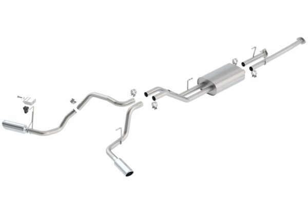 Alternative view of Borla 09-15 Toyota Tundra 4.6L / 5.7L V8 Crew Max / Double Cab SS Dual Split Catback Exhaust