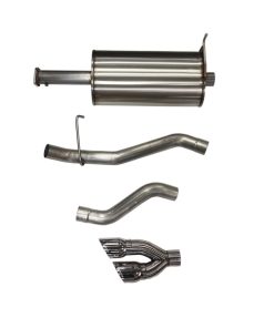 Alternative view of Corsa 2019 Ram 1500 5.7L Crew Cab w/57in or 76in Bed Cat-Back Single Side Exit 4in Polished Dual Tip