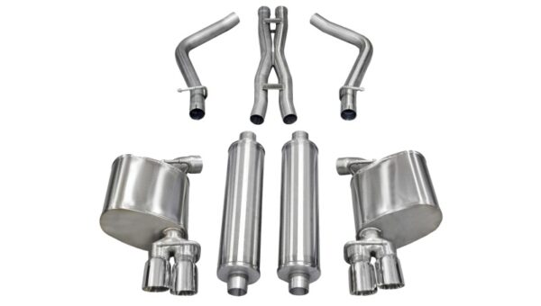 Alternative view of Corsa 11-13 Dodge Charger R/T 5.7L V8 Polished Xtreme Cat-Back Exhaust