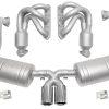 SOUL 00-04 Porsche 986 Boxster Street Exhaust Package - Polished Chrome Double Wall Tips