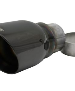 Corsa Single Universal 2.5in Inlet / 4in Outlet Black PVD Pro-Series Tip Kit