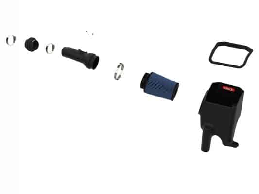 Alternative view of aFe Takeda Intakes Stage-2 Pro 5R AIS 16-19 Honda Civic I4-1.5L (t)