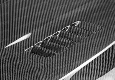 Alternative view of Seibon 12-14 BMW F30 / F32 VR-Style Carbon Fiber Hood