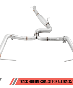 Alternative view of AWE Tuning VW MK7 Golf Alltrack/Sportwagen 4Motion Track Edition Exhaust - Polished Silver Tips