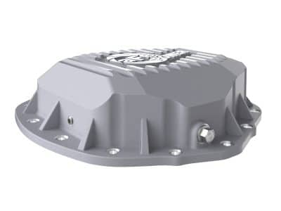 Alternative view of aFe Street Series Rear Differential Cover Raw w/ Machined Fins 19-20 Ram 2500/3500