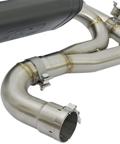 Alternative view of aFe MACHForce XP 16-17 BMW 340i/iX 440i/iX L6-3.0L (t) SS Axle-Back Exhaust w/Polished Tips