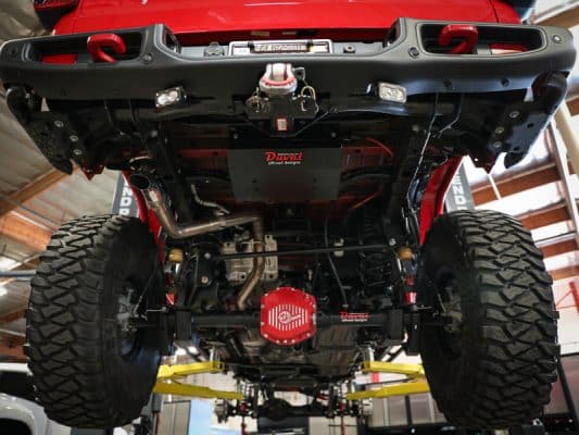 Alternative view of aFe Apollo GT Series 2-1/2in 409 SS Cat-Back Hi-Tuck Exhaust System 2020 Jeep Gladiator (JT) V6-3.6L