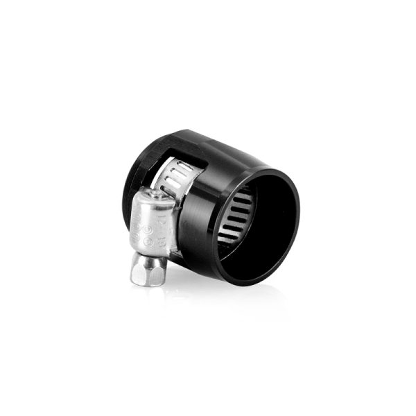 Alternative view of Mishimoto Aluminum -6AN Hex Finishers - Black