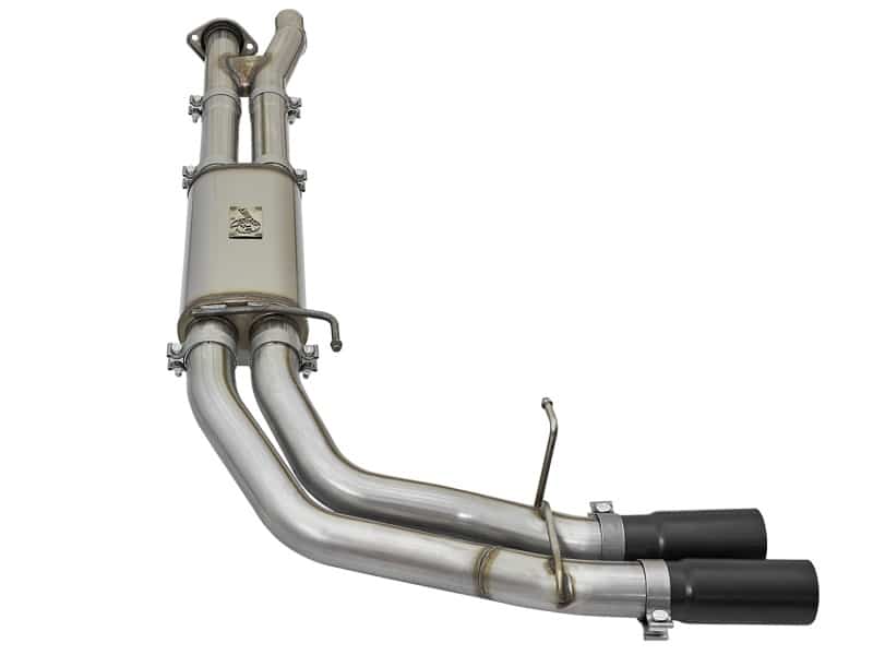 aFe POWER Rebel Series 3in 409 SS Cat Back Exhaust w/ Black Tips 17 Ford F-150 Raptor V6-3.5L - Image 8